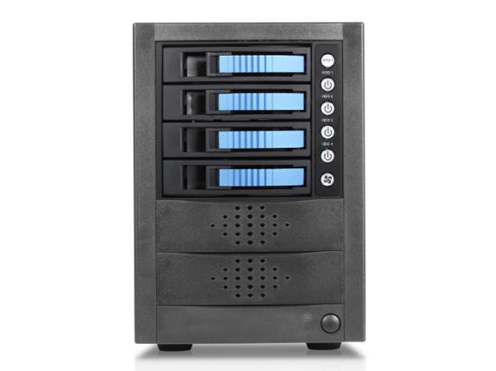 iStarUSA JAGE5BT4HDBL disk array Desktop Black, Blue1