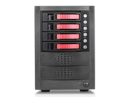 iStarUSA JAGE5BT4HDRD disk array Desktop Black, Red1
