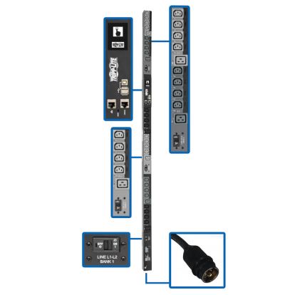 Tripp Lite PDU3EVNR6H50 power distribution unit (PDU) 30 AC outlet(s) 0U Black1