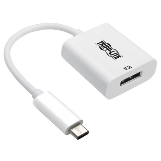 Tripp Lite U444-06N-DP8W video cable adapter 5.98" (0.152 m) USB Type-C DisplayPort White1