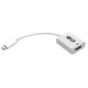 Tripp Lite U444-06N-DP8W video cable adapter 5.98" (0.152 m) USB Type-C DisplayPort White5