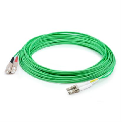 AddOn Networks ADD-SC-LC-7M9SMF-GN fiber optic cable 275.6" (7 m) ST CMR OS2 Green1