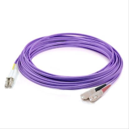 AddOn Networks ADD-SC-LC-7M9SMF-PE fiber optic cable 275.6" (7 m) CMR OS2 Purple1