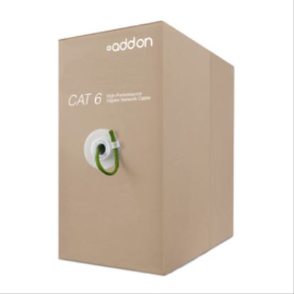 AddOn Networks ADD-CAT6USBULK1K-GN networking cable Green 12000" (304.8 m) Cat6 U/UTP (UTP)1