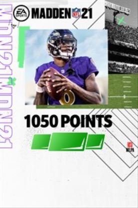 Microsoft MADDEN NFL 21 1050 Madden Points1