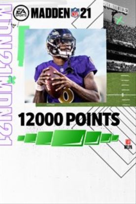 Microsoft MADDEN NFL 21 12000 Madden Points1