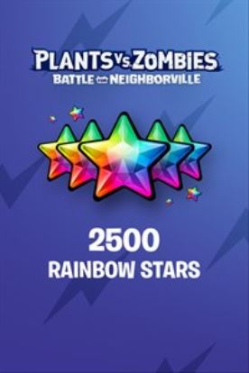 Microsoft Plants vs. Zombies: Battle for Neighborville – 2000 (+500 Bonus) Rainbow Stars1