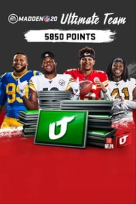 Microsoft Madden NFL 20: 5850 Madden Ultimate Team Points1