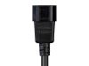 Monoprice 35114 power cable Black 118.1" (3 m) C14 coupler C15 coupler5