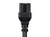 Monoprice 35114 power cable Black 118.1" (3 m) C14 coupler C15 coupler6