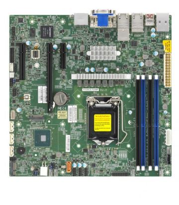 Supermicro MBD-X12SCZ-TLN4F Intel W480E LGA 1200 (Socket H5) micro ATX1
