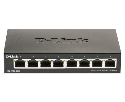 D-Link DGS-1100-08V2 network switch Managed Gigabit Ethernet (10/100/1000) Black1
