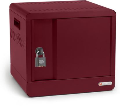 Bretford CUBE Micro Station Portable device management cabinet Maroon1