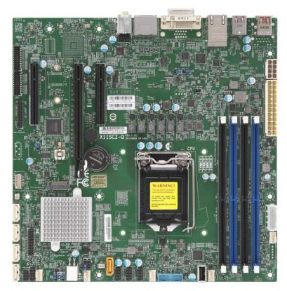 Supermicro X11SCZ-Q Intel Q370 LGA 1151 (Socket H4) micro ATX1