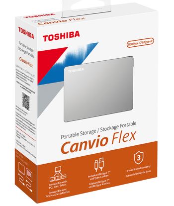 Toshiba Canvio Flex external hard drive 1000 GB Silver1