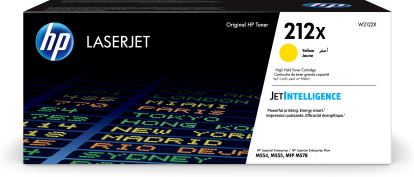 HP 212X, (W2122X) High-Yield Yellow Original LaserJet Toner Cartridge1