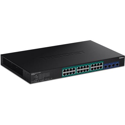 Trendnet TPE-30284 network switch Managed L2/L4 Gigabit Ethernet (10/100/1000) Power over Ethernet (PoE) 1U Black1