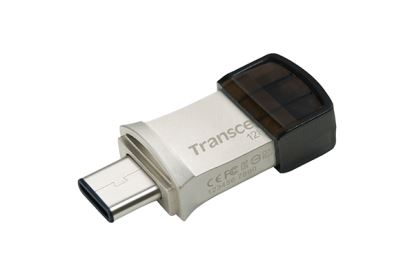 Transcend JetFlash 890 USB flash drive 128 GB USB Type-A / USB Type-C 3.2 Gen 1 (3.1 Gen 1) Black, Silver1