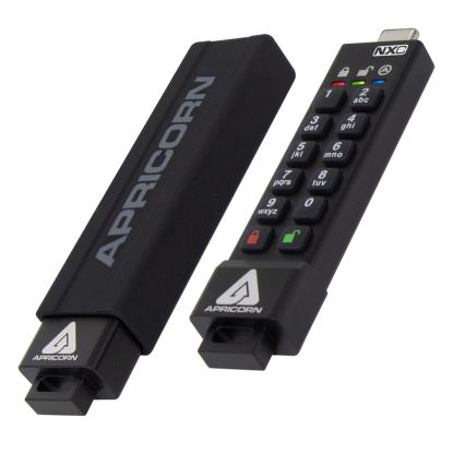 Apricorn Aegis Secure Key 3NXC USB flash drive 4 GB USB Type-A 3.2 Gen 1 (3.1 Gen 1) Black1