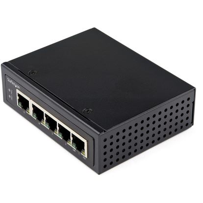 StarTech.com IESC1G50UP network switch Unmanaged Gigabit Ethernet (10/100/1000) Power over Ethernet (PoE) Black1