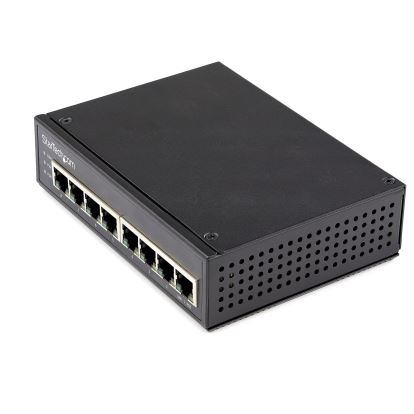 StarTech.com IESC1G80UP network switch Unmanaged Gigabit Ethernet (10/100/1000) Power over Ethernet (PoE) Black1