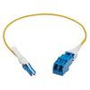 Tripp Lite N381L-001-MF fiber optic cable 12.2" (0.31 m) CS/UPC LC/UPC OS2 Yellow2