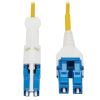 Tripp Lite N381L-01M fiber optic cable 39.4" (1 m) CS/UPC LC/UPC OS2 Yellow1