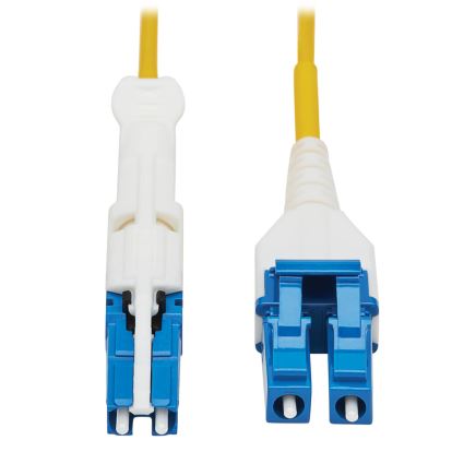 Tripp Lite N381L-01M fiber optic cable 39.4" (1 m) CS/UPC LC/UPC OS2 Yellow1