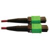 Tripp Lite N846D-01M-16AMG fiber optic cable 39.4" (1 m) MTP OFNP OM4 Magenta3