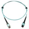 Tripp Lite N846D-01M-24AAQ fiber optic cable 39.4" (1 m) MTP OFNP OM4 Aqua color2