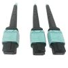 Tripp Lite N846D-01M-24BAQ fiber optic cable 39.4" (1 m) MTP OFNP OM4 Aqua color3