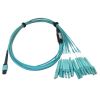 Tripp Lite N846D-01M-24CAQ fiber optic cable 39.4" (1 m) MTP 8x LC OFNP OM4 Aqua color2