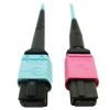 Tripp Lite N846D-01M-24DAQ fiber optic cable 39.4" (1 m) MTP OFNP OM4 Aqua color3