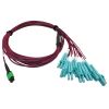 Tripp Lite N846D-03M-16EMG fiber optic cable 118.1" (3 m) MTP 8x LC OFNP OM4 Magenta2