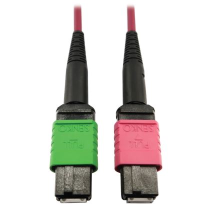 Tripp Lite N846D-05M-16BMG fiber optic cable 196.9" (5 m) MTP OFNP OM4 Magenta1