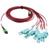 Tripp Lite N846D-05M-16EMG fiber optic cable 196.9" (5 m) MTP 8x LC OFNP OM4 Magenta2