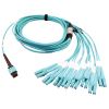 Tripp Lite N846D-05M-24CAQ fiber optic cable 196.9" (5 m) MTP 8x LC OFNP OM4 Aqua color2