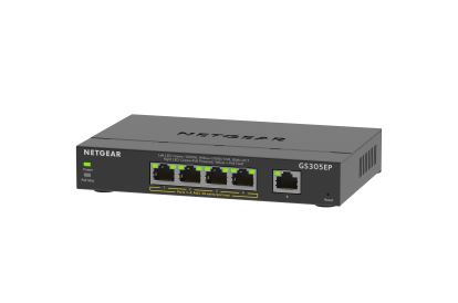NETGEAR GS305EP Managed L2/L3 Gigabit Ethernet (10/100/1000) Power over Ethernet (PoE) Black1