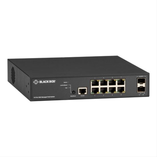 Black Box LPB3010A network switch Managed L2+ Gigabit Ethernet (10/100/1000) Power over Ethernet (PoE)1