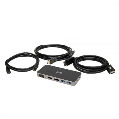 C2G C2G54477 notebook dock/port replicator Wired USB 3.2 Gen 1 (3.1 Gen 1) Type-C Black1