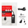 Siig CB-H21811-S1 video cable adapter 5.91" (0.15 m) HDMI Type A (Standard) DisplayPort + Micro-USB Black2