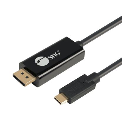 Siig CB-TC0K11-S1 video cable adapter 78.7" (2 m) DisplayPort USB-C Black1