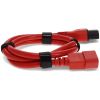 AddOn Networks ADD-C13LK2C14LK14AWG3FTRD power cable Red 35.8" (0.91 m) C13 coupler C14 coupler6