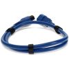 AddOn Networks ADD-C13LK2C14LK14AWG3FTBE power cable Blue 35.8" (0.91 m) C13 coupler C14 coupler4