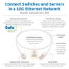 Tripp Lite N261AB-S02-WH networking cable White 24" (0.61 m) Cat6a U/UTP (UTP)2