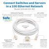 Tripp Lite N261AB-025-WH networking cable White 300" (7.62 m) Cat6a U/UTP (UTP)2