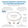 Tripp Lite N262AB-005-WH networking cable White 59.8" (1.52 m) Cat6a S/FTP (S-STP)2