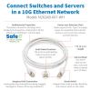 Tripp Lite N262AB-007-WH networking cable White 83.9" (2.13 m) Cat6a S/FTP (S-STP)2