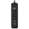 Tripp Lite TLP206USB surge protector Black 2 AC outlet(s) 110 - 125 V 72" (1.83 m)3