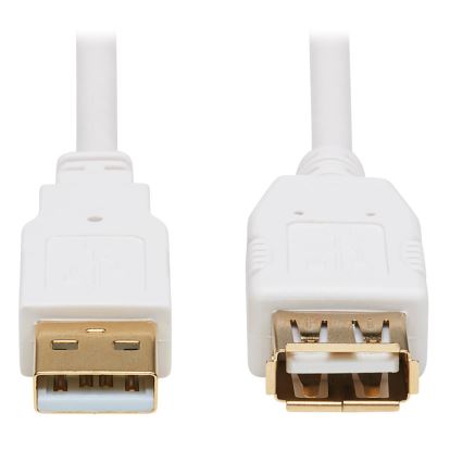 Tripp Lite U024AB-003-WH USB cable 35.8" (0.91 m) USB 2.0 USB A White1